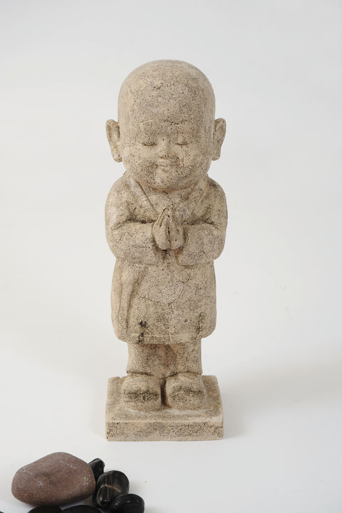 Figur BUDDHA BETEND